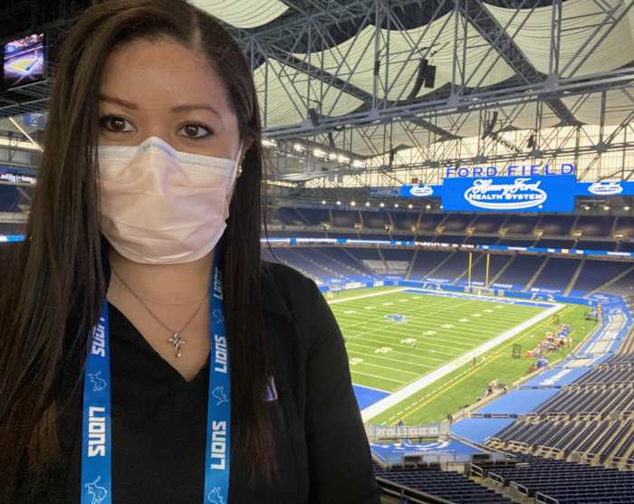 Detroit Lions Scouting Operations Manager Jessica Larmony